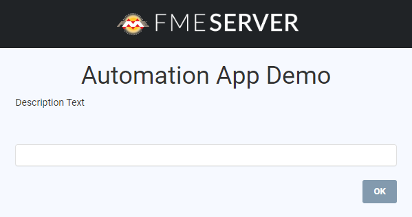 Automation App demo page